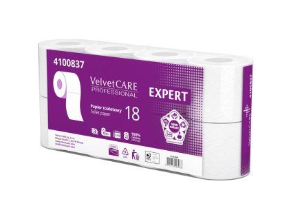 Toaletný papier 3-vrstvový VELVET CARE Expert 100% celulóza 18m (8ks)