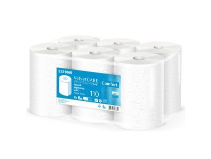 Papierové utierky v rolke 2 -vrstvové VELVET CARE Maxi 100% celulóza 110m (6ks)