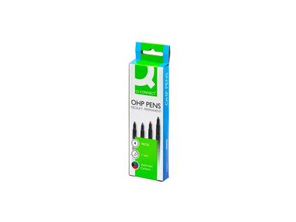 Sada permanentných popisovačov Q-CONNECT M 4S, 0,8 mm