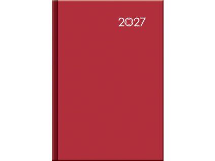 Diár FALCON týždenný A5 14,2 x 20,4 cm červený 2027