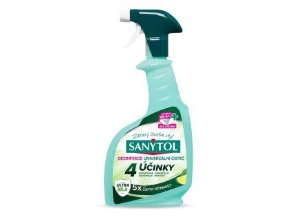 Sanytol univerzálny dezinfekčný čistič 4 účinky sprej 500 ml