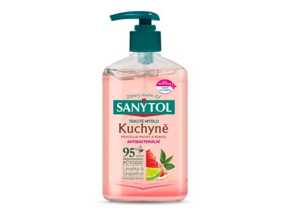 Sanytol tekuté mydlo antibakteriálne, 250 ml, pre odstránenie zápachu z rúk