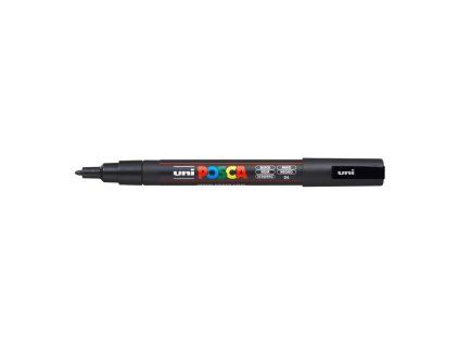 Popisovač uni POSCA PC-3M čierny