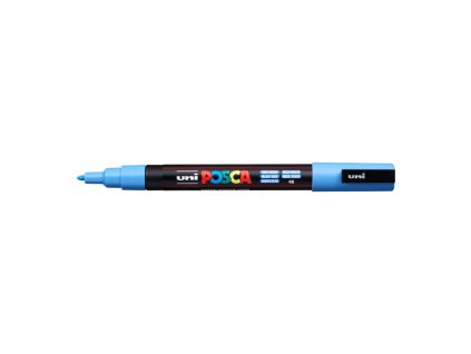 Popisovač uni POSCA PC-3M nebesky modrý