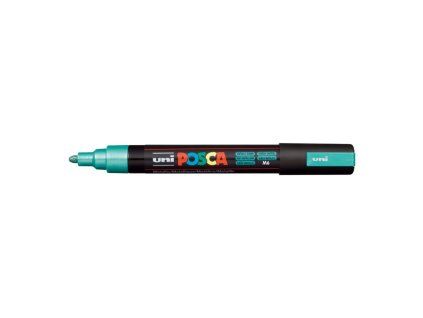 Popisovač uni POSCA PC-5M metalicky zelený