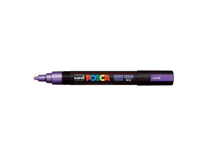 Popisovač uni POSCA PC-5M metalicky fialový