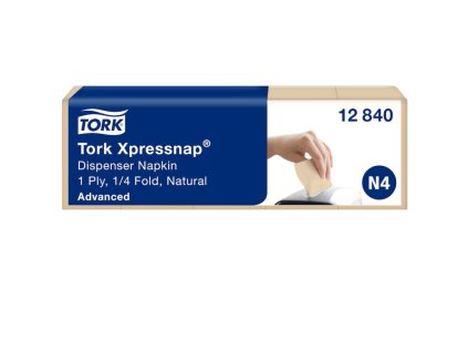 Papierové servítky do zásobníka TORK Xpressnap Natural N4, 1125 ks