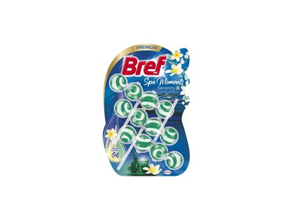 Bref WC závesný blok tuhý Wellness Serenity 3x50g