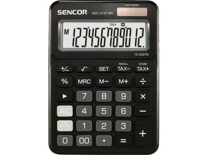 Kalkulačka Sencor SEC 372T/BK čierna