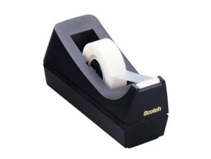 Dispenzor s páskou Scotch Magic C-ST, 19mm x 33m, čierna/strieborná