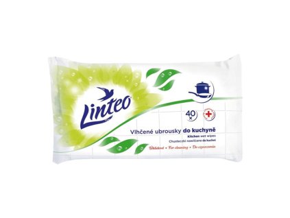 Vlhčené obrúsky Linteo do kuchyne, 40 ks