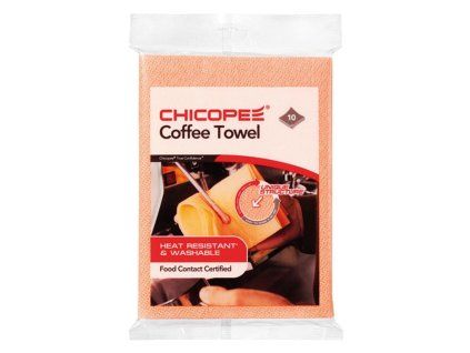Utierka COFFEE TOWEL 43 x 32 cm, oranžová 10 ks
