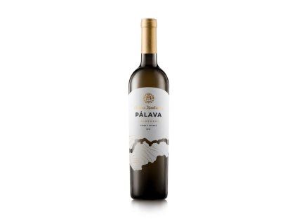 Víno Pálava - výber z hrozna, biele polosuché 750ml