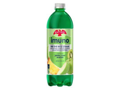Minerálna voda MATTONI IMUNO jemne sýtená jablko,kiwi,ananás 6 x 0,7l