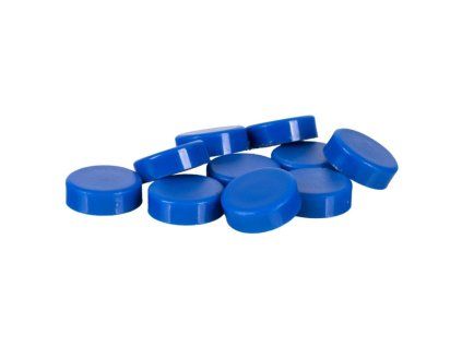 Magnety Q-CONNECT okrúhle, 20 mm, 10 ks, modré