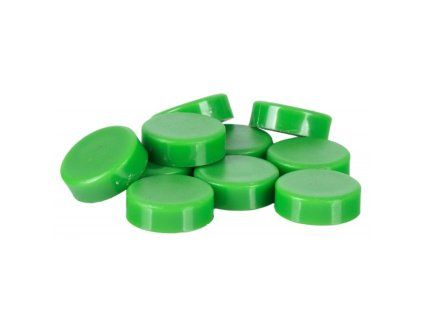 Magnety Q-CONNECT okrúhle, 20 mm, 10 ks, zelené