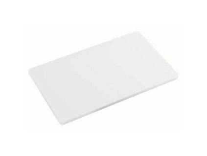 Doska na krájanie univerzálna, profesionálna 53 x 32,5 x 1,5 cm - biela PE