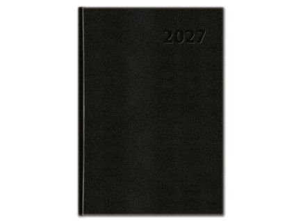 Diár týždenný B5 16,5 x 24,5 cm Manager 2027 - čierny