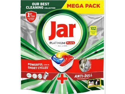 JAR tablety do umývačky riadu Platinum Plus Citrón 102ks