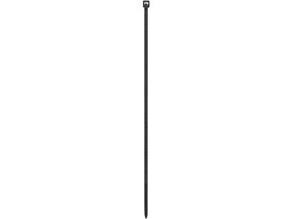 Sťahovacia páska na káble DONAU TECH 150x2.5mm, 100ks, čierna