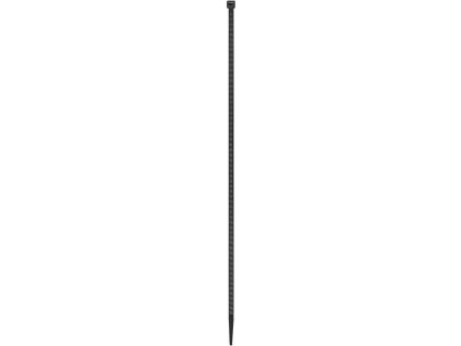 Sťahovacia páska na káble DONAU TECH 300x4.8mm, 100ks, čierna