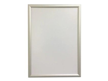 Klaprám A4 ostrý roh, strieborný