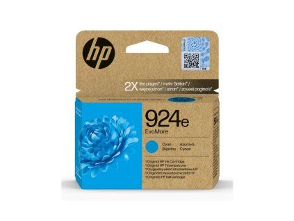 Atramentová náplň HP 4K0U7NE#CE1 HP 924 cyan (800 str.)