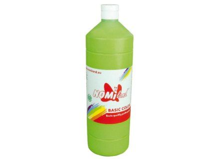 Temperová farba Nomiland BasicColor svetlozelená 1000ml