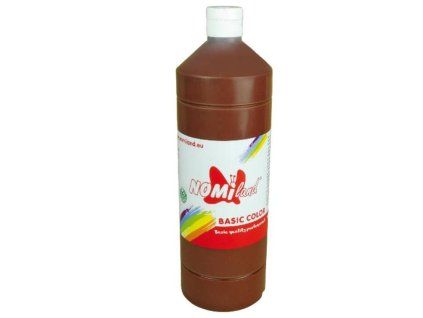 Temperová farba Nomiland BasicColor hnedá 1000ml