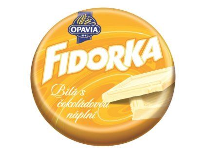 Fidorka biela s čokoládovou náplňou 30g