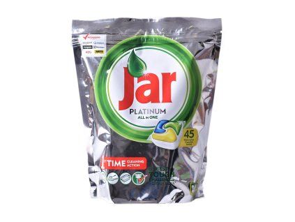 JAR tablety do umývačky riadu Platinum All in One (45ks) Yellow