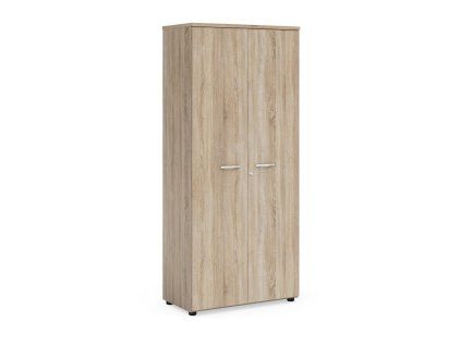Šatníková skriňa s vešiakovou tyčou BASIC, 80x60x182cm, dub Sonoma