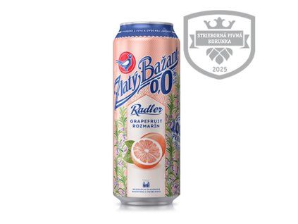 Zlatý Bažant 0% nealko radler 6 x 0,5 ℓ Grep Rozmarín plechovka