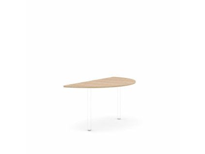 Doplnkový stôl bez nohy BASIC, 160x2,2x80cm, agát svetlý