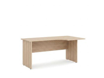 Pracovný stôl pravý BASIC, 160x76x90cm, agát svetlý