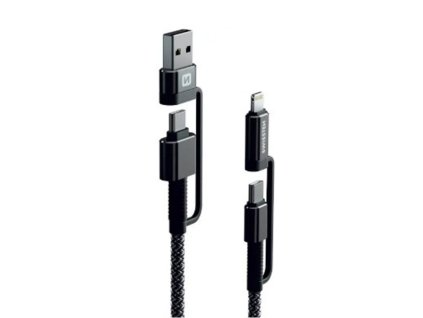Kábel USB Swissten KEVLAR 4in1