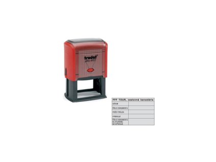 Pečiatka Trodat Printy 4927 60x40mm - odtlačok červený
