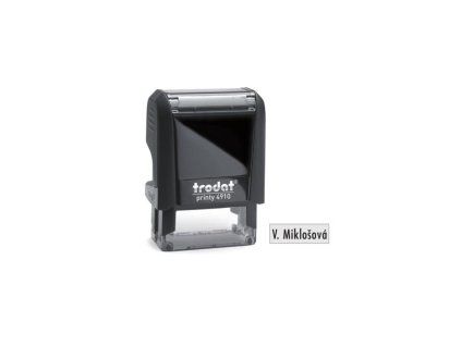 Pečiatka Trodat Printy 4910 26x10mm - odtlačok čierny