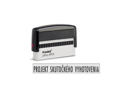 Pečiatka Trodat Printy 4916 70x10mm - odtlačok modrý