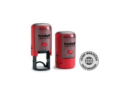 Pečiatka Trodat Printy 46025 Ø 25mm - odtlačok zelený