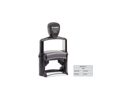 Pečiatka Trodat Professional 5206 56x33mm - odtlačok modrý