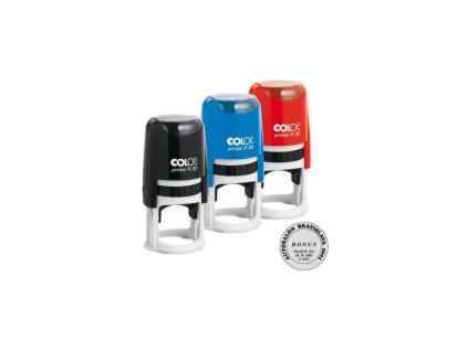 Pečiatka Colop Printer R30 Ø30mm - odtlačok čierny