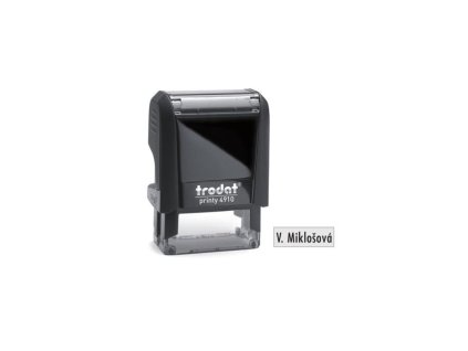 Pečiatka Trodat Printy 4910 26x10mm - odtlačok modrý