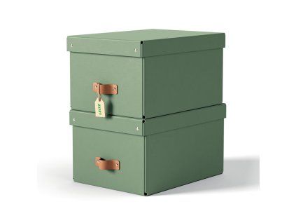 Úložný box Leitz Puro, kartón, veľkosť M, 2ks