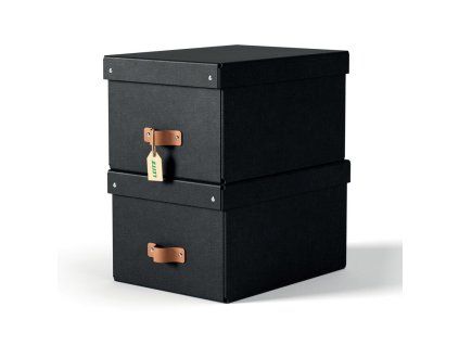Úložný box Leitz Puro, kartón, veľkosť M, 2ks