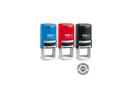Pečiatka Colop Printer R24 Ø24mm - odtlačok fialový