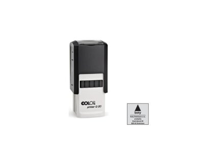 Pečiatka Colop Printer Q20 20x20mm - odtlačok modrý