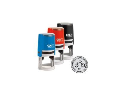 Pečiatka Colop Printer R45 Ø45mm - odtlačok fialový