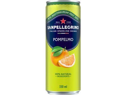 Minerálna voda SAN PELLEGRINO grapefruit 6 x 330ml v plechovke