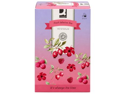 Čaj Q-CONNECT ovocný Fruit infusion HB 20 x 1,8g